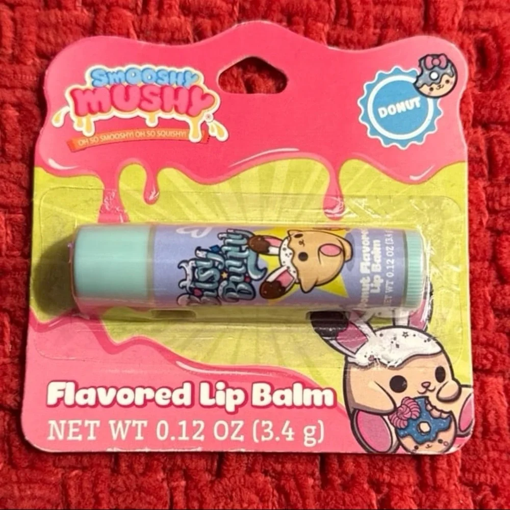 🍩🍒 Donut and Cherry Scented/ Flavored Lip Balm Set 🍒🍩